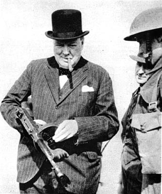 Winston Churchill and the Tommy Gun